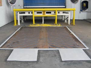 Belzona 4154 used to resurface loading bay and grip system applied Belzona 4154 used to resurface loading bay and grip system applied