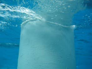 Belzona 5831 (ST-Barrier) applied in-situ at splash zone Belzona 5831 (ST-Barrier) applied in-situ at splash zone