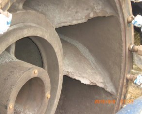 Corroded diffuser pump Corroded diffuser pump