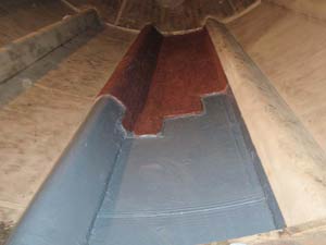 Layers of Belzona 1321 and Belzona 1811 applied Layers of Belzona 1321 and Belzona 1811 applied