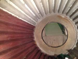 Belzona 1811 lining of de-barker Belzona 1811 lining of de-barker