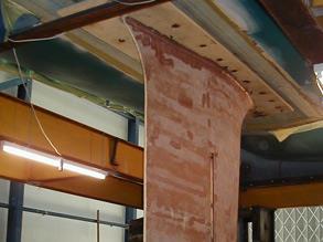 Equipment to be bonded on ship's keel Equipment to be bonded on ship's keel