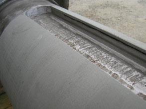 Shaft rebuilt and keyway restored and using Belzona 1111 (Super Metal) Shaft rebuilt and keyway restored and using Belzona 1111 (Super Metal)