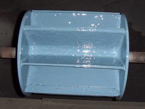 The rotor restored and protected against corrosion damage The rotor restored and protected against corrosion damage