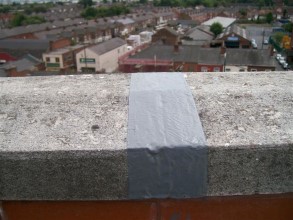 Belzona 3121 (MR7) used to seal the joints immediately Belzona 3121 (MR7) used to seal the joints immediately