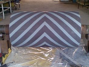 Non-slip system applied to eliminate belt slippage and protected from abrasion and corrosion Non-slip system applied to eliminate belt slippage and protected from abrasion and corrosion